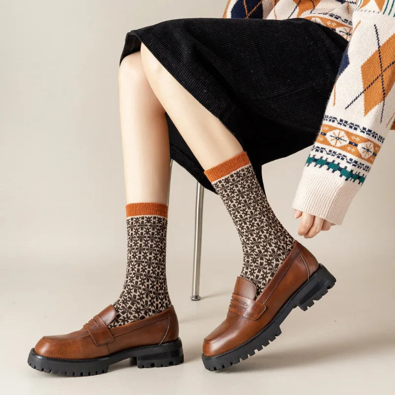 Women's Vintage Crew Socks