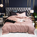 Wendy Dusty Blush Solid Egyptian Cotton Bedding Set