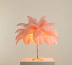 Palmera Luxury Feather Table Lamp