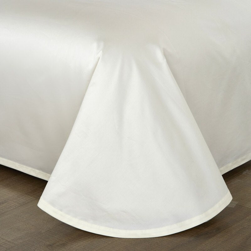Marnula Beige Soft Silky Egyptian Cotton Bedding Set