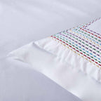 Abyad Rainbow Stitch Premium Hotel Cotton Bedding Set