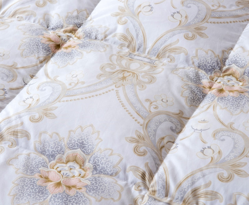 Rafia Ornate Printed Cotton Goose Down Comforter