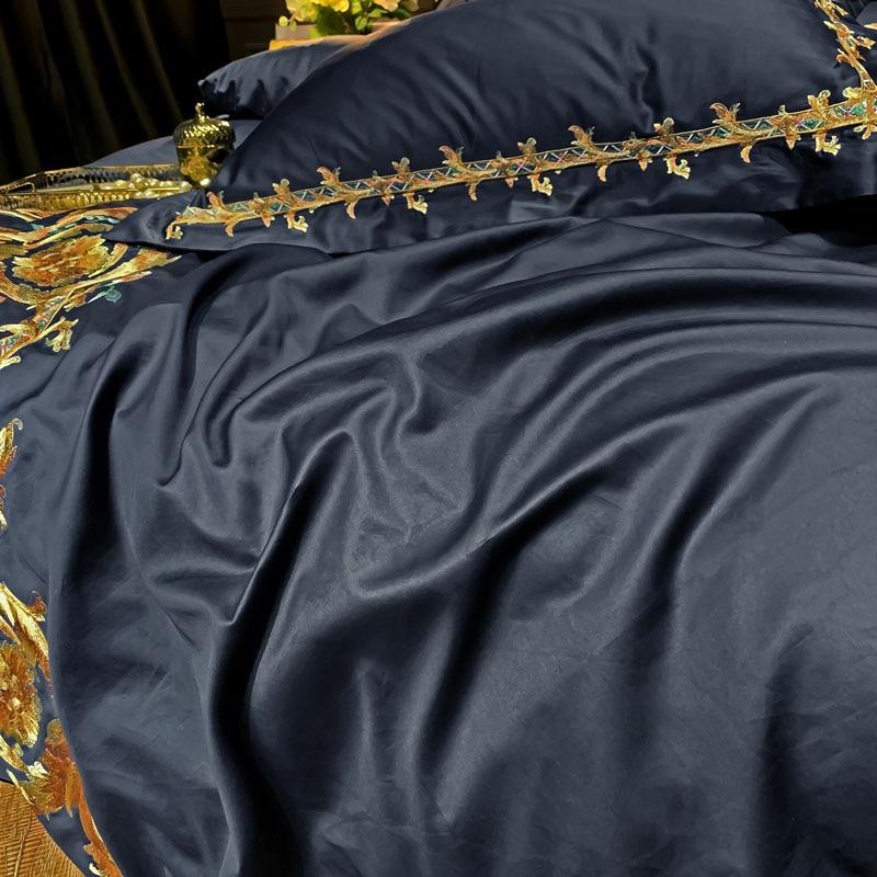Leroux Premium Embroidery Egyptian Cotton Bedding Set