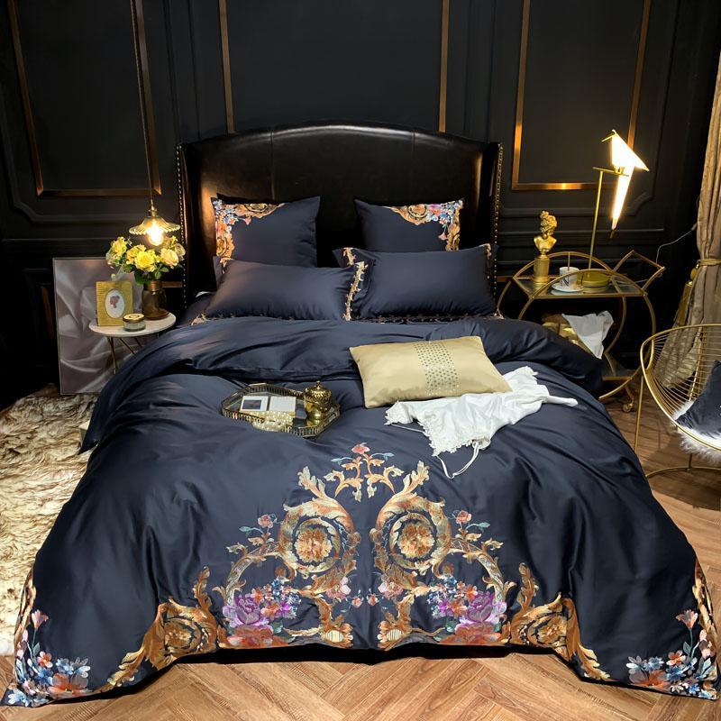 Leroux Premium Embroidery Egyptian Cotton Bedding Set