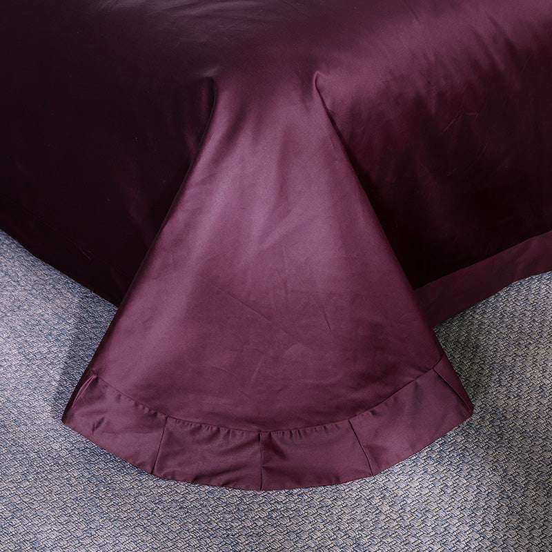 Ozmundo Sangria Luxury Egyptian Cotton Bedding Set