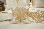 Rovenia Luxury Jacquard Egyptian Cotton Satin Bedding Set