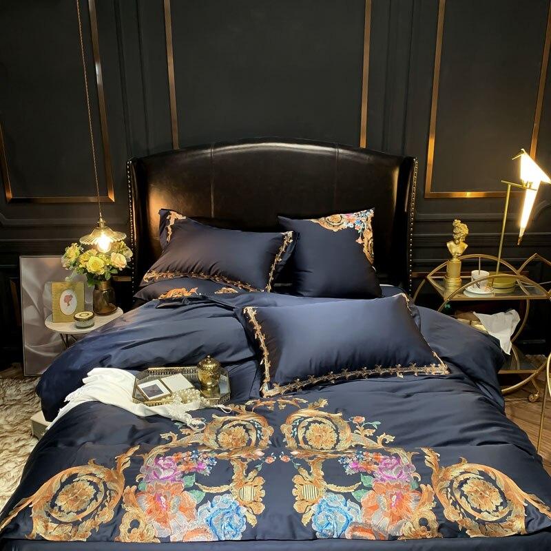 Leroux Premium Embroidery Egyptian Cotton Bedding Set