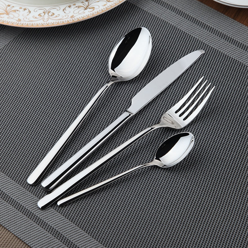 Cozy Silver Stainless Steel Cutlery Set
