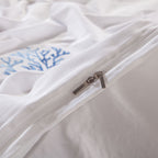 Amellora Nautical Embroidered Egyptian Cotton Bedding Set