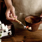 Sagano Natural Bamboo Handle Stainless Steel Cutlery Set