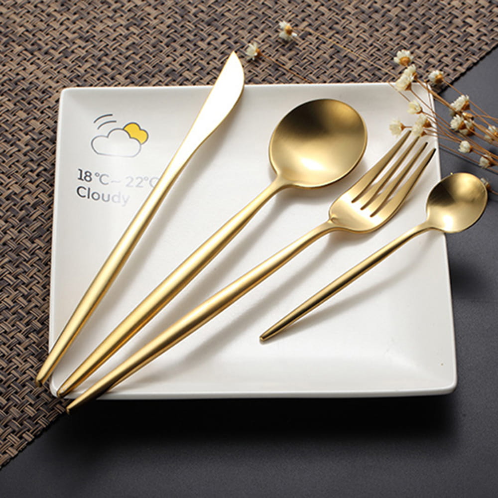Arya Gold Stainless Steel Cutlery Set