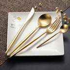 Arya Gold Stainless Steel Cutlery Set