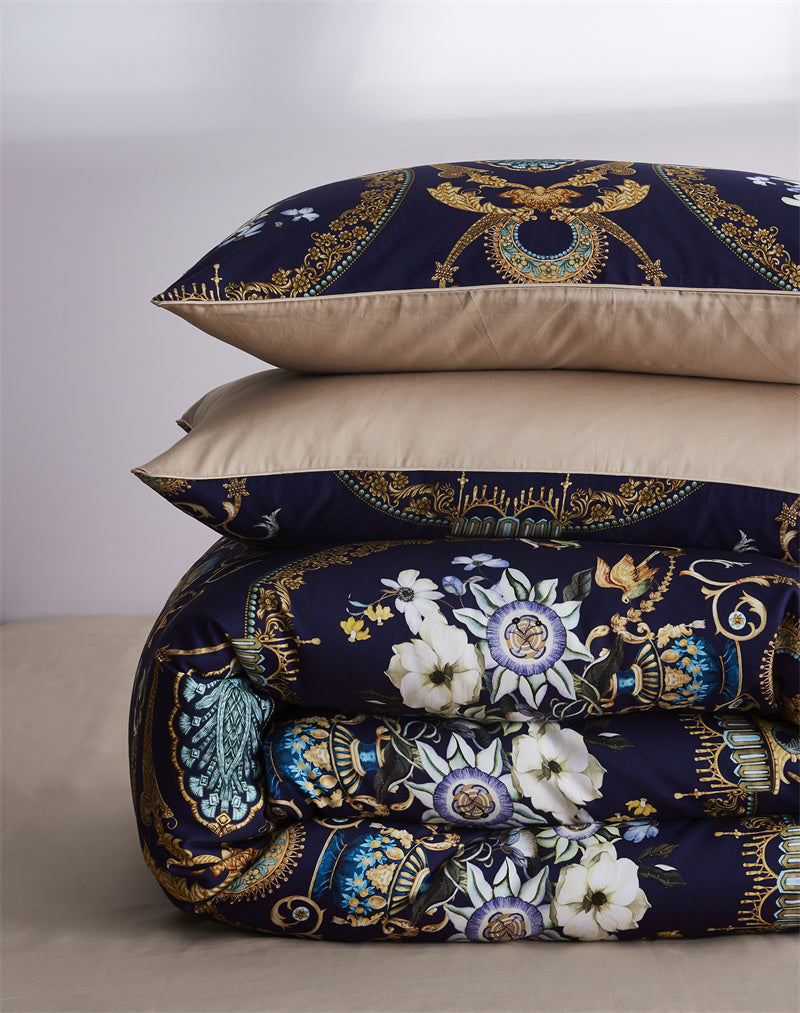 Anita Ornamental Ultra Soft Egyptian Cotton Bedding Set