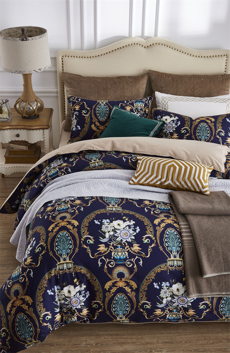 Anita Ornamental Ultra Soft Egyptian Cotton Bedding Set
