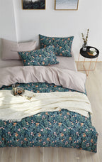 Ebba Floral Ultra Soft Egyptian Cotton Bedding Set