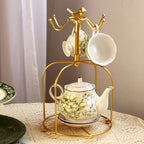 Green Garden Tea Cup & Pot