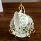 Green Garden Tea Cup & Pot