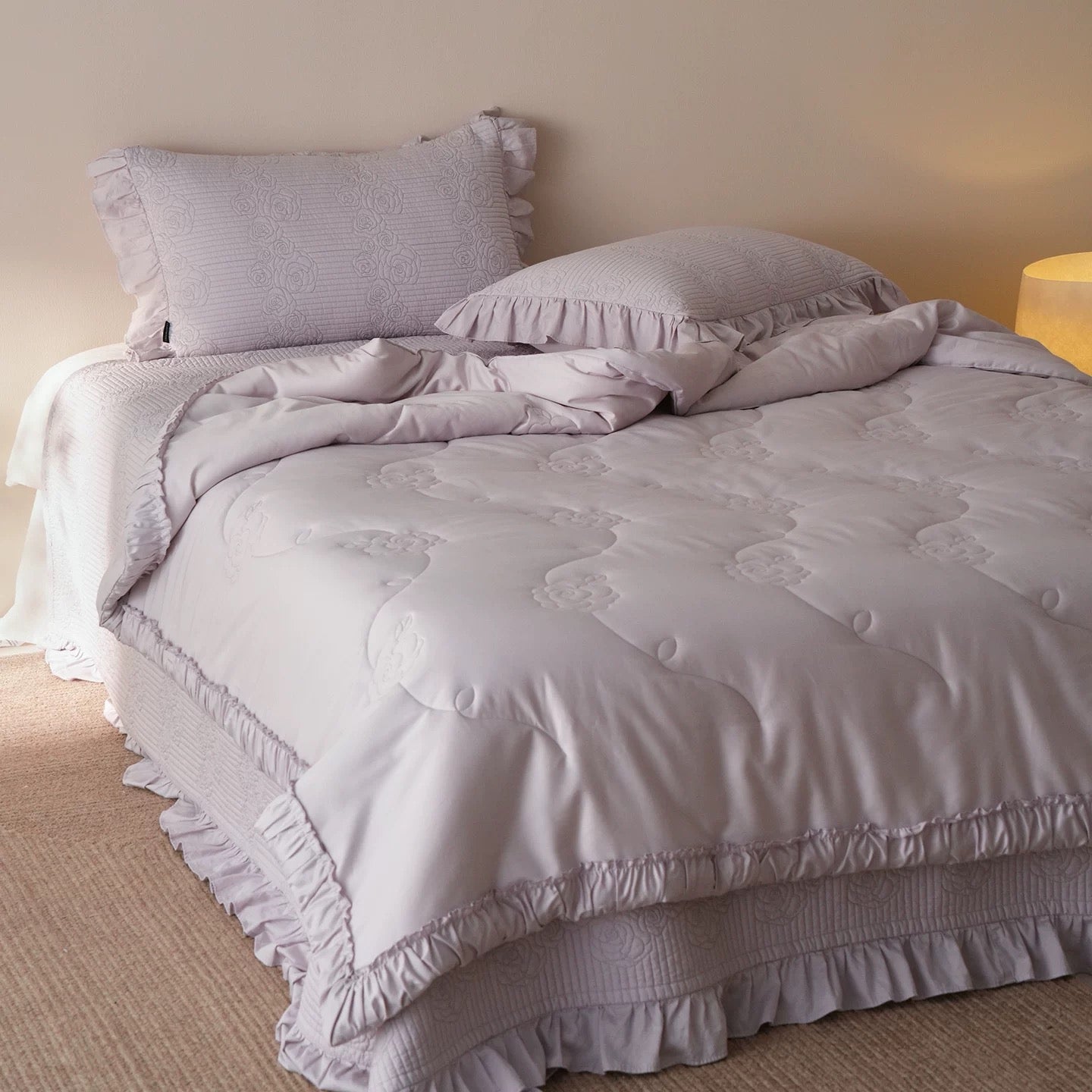 Buttercream Ruffle Bedding Set