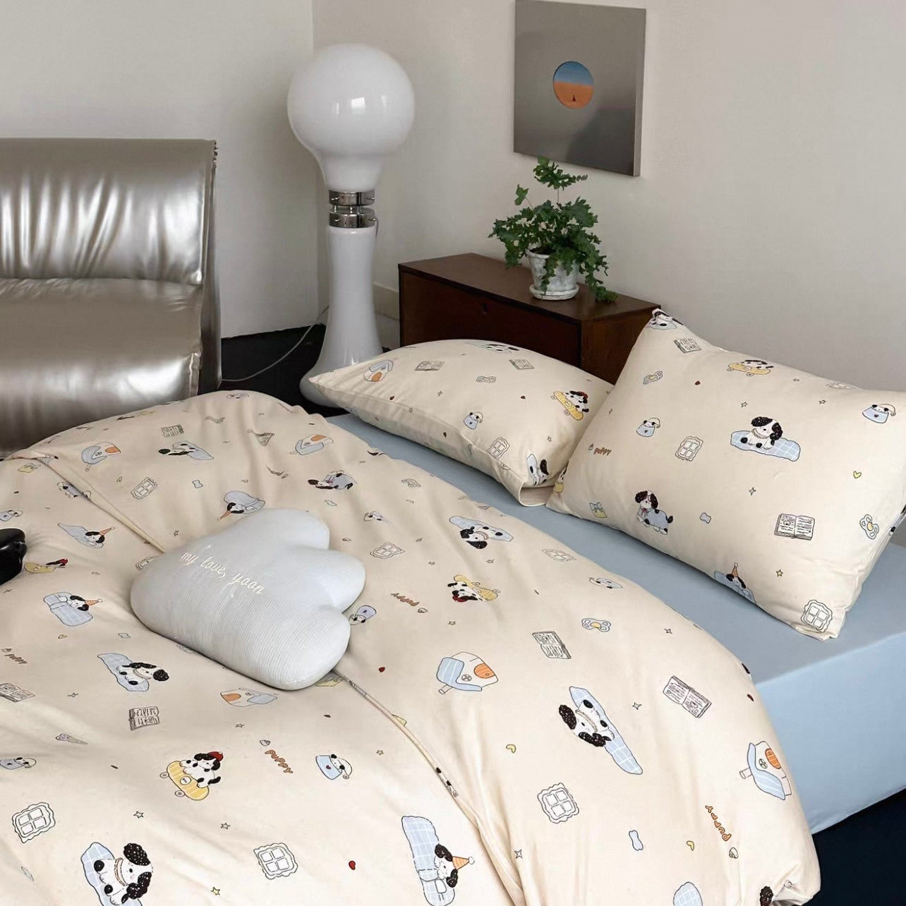 Puppy Lazy Days Bedding Set