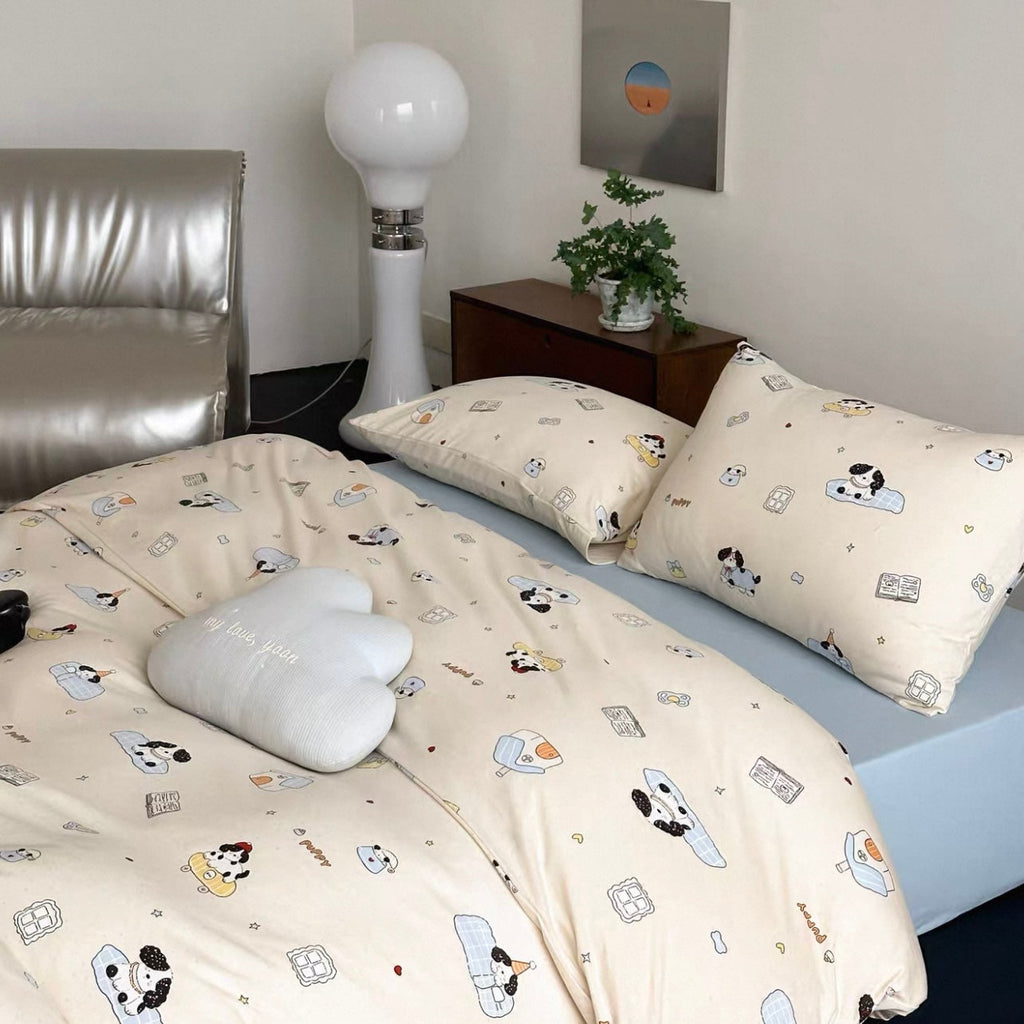 Puppy Lazy Days Bedding Set