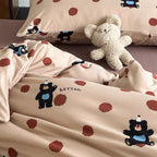 Polka Dot Beary Bedding Set