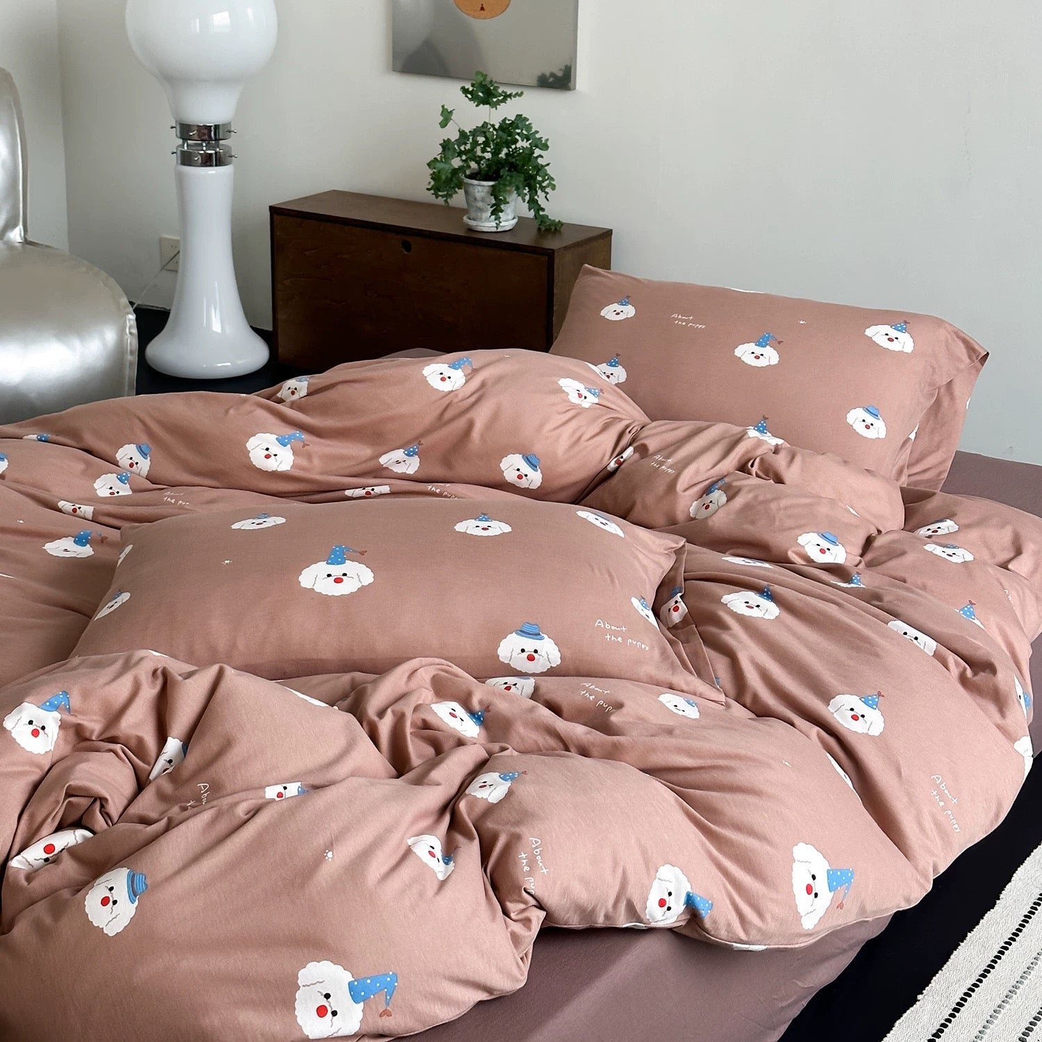 Sleepy Party Pup Bedding Set