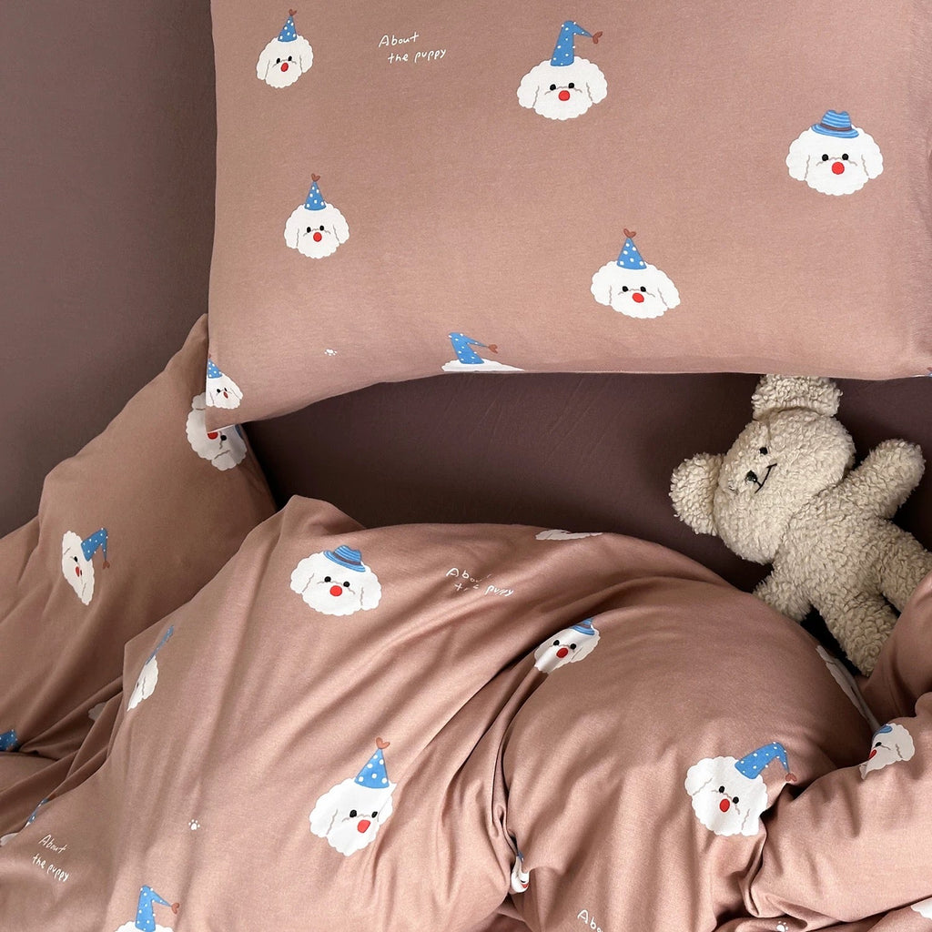 Sleepy Party Pup Bedding Set