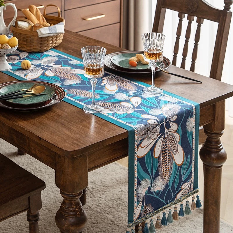 Farmhouse Harvest Corn Table Runner