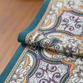 French Ornate Tile Table Runner