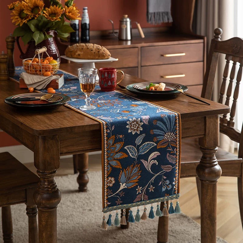 Vintage Tropical Table Runner - FINAL SALE