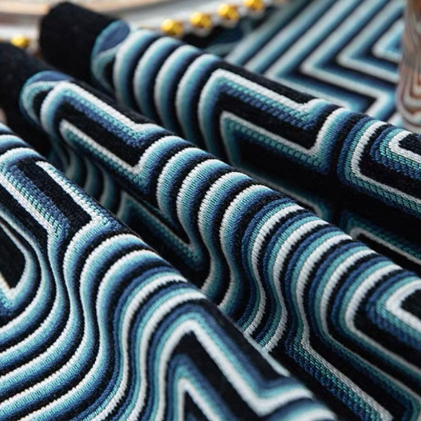 Vintage Maze Table Runner