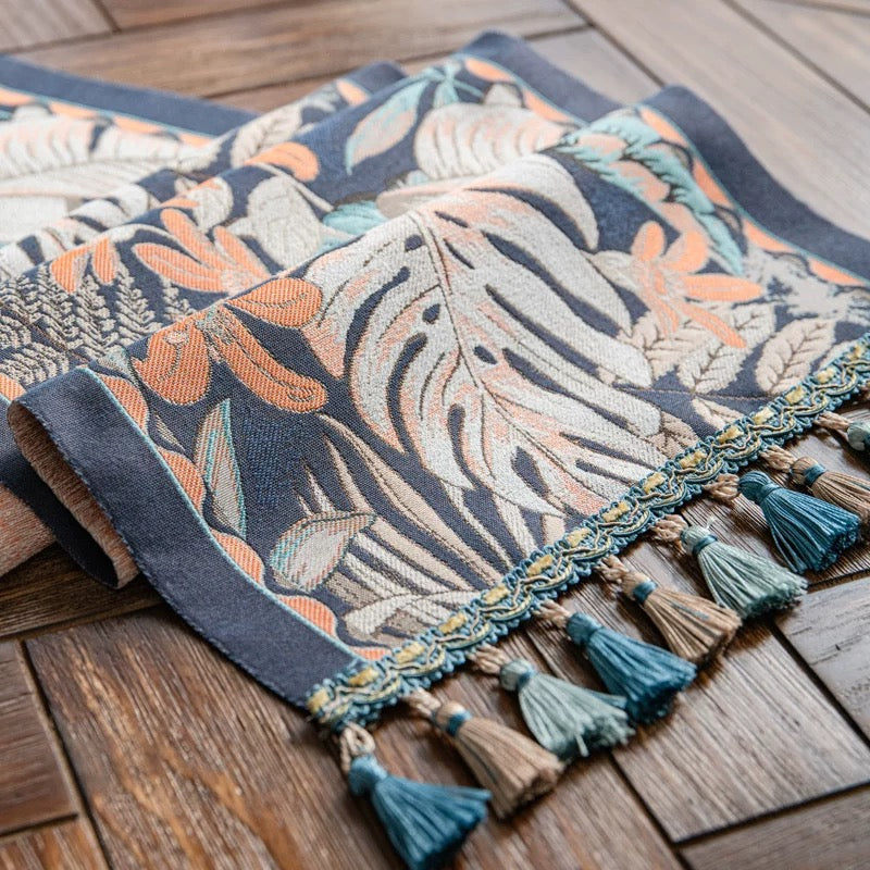 Exotic Monstera Table Runner