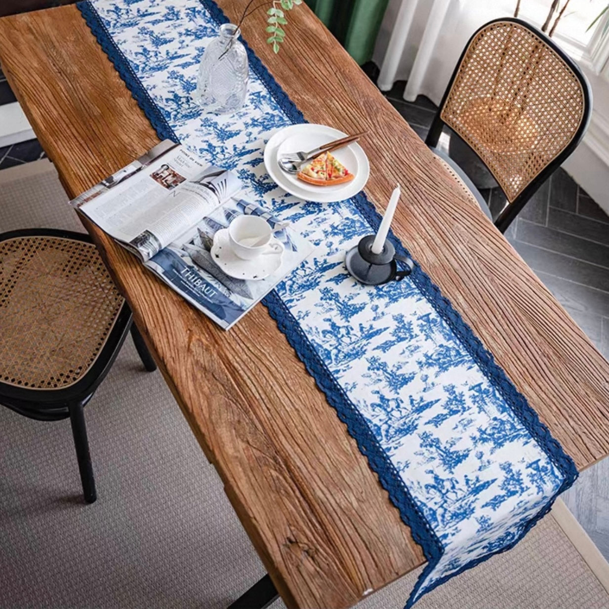 British Country Garden Table Runner