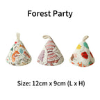 Grandma's Kitchen Triangle Pot Holder Set