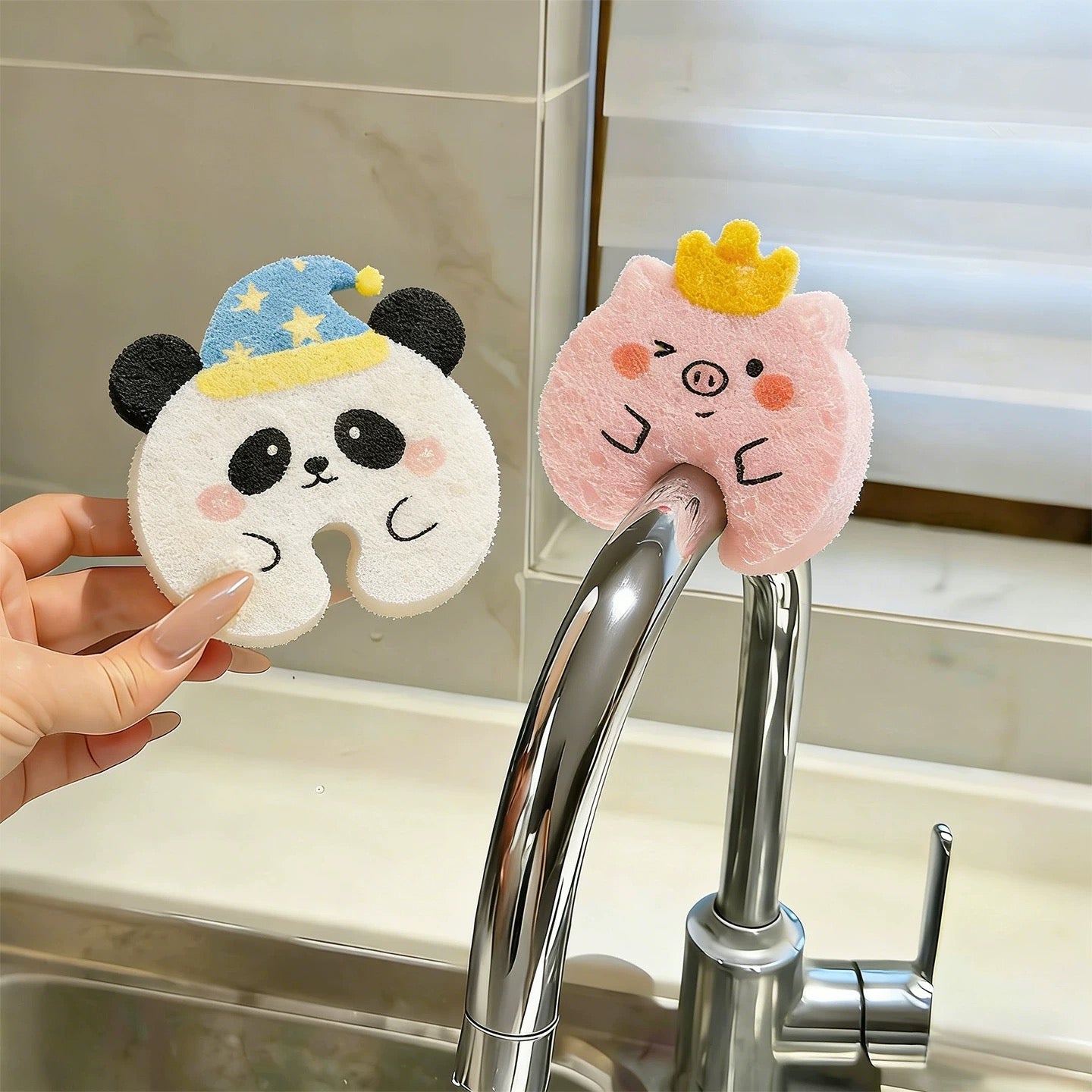 Party Animal Dish Sponge Set