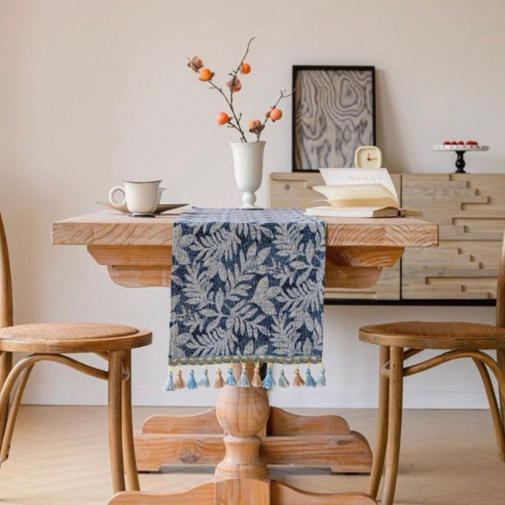 Foliage Tassel Table Runner