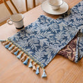 Foliage Tassel Table Runner