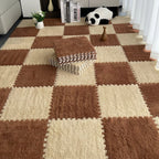 Winter Puzzle Tile Set - Cappuccino