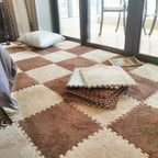 Winter Puzzle Tile Set - Cappuccino