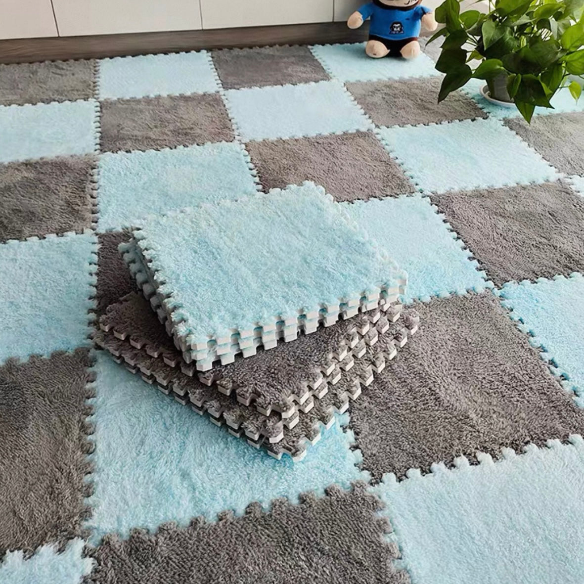 Winter Puzzle Tile Set - Glacier Breeze