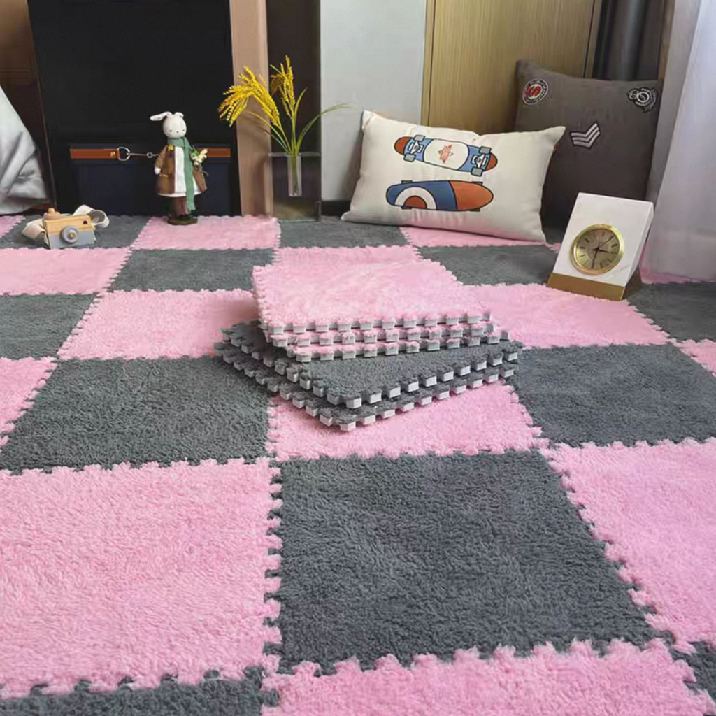 Winter Puzzle Tile Set - Rebel Blush