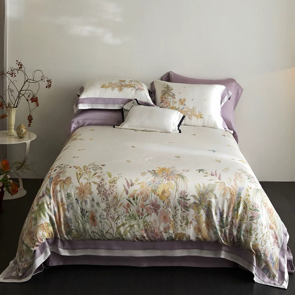 Lavender Blooms Lyocell Bedding Set