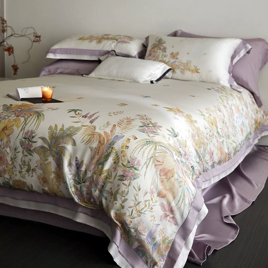 Lavender Blooms Lyocell Bedding Set