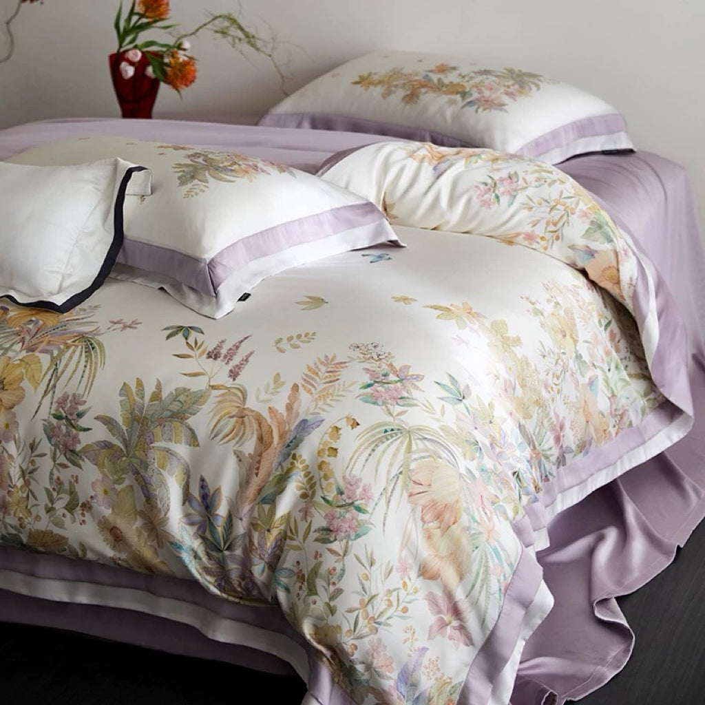 Lavender Blooms Lyocell Bedding Set