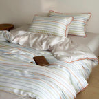 Rainbow Sherbet Stripe Bedding Set