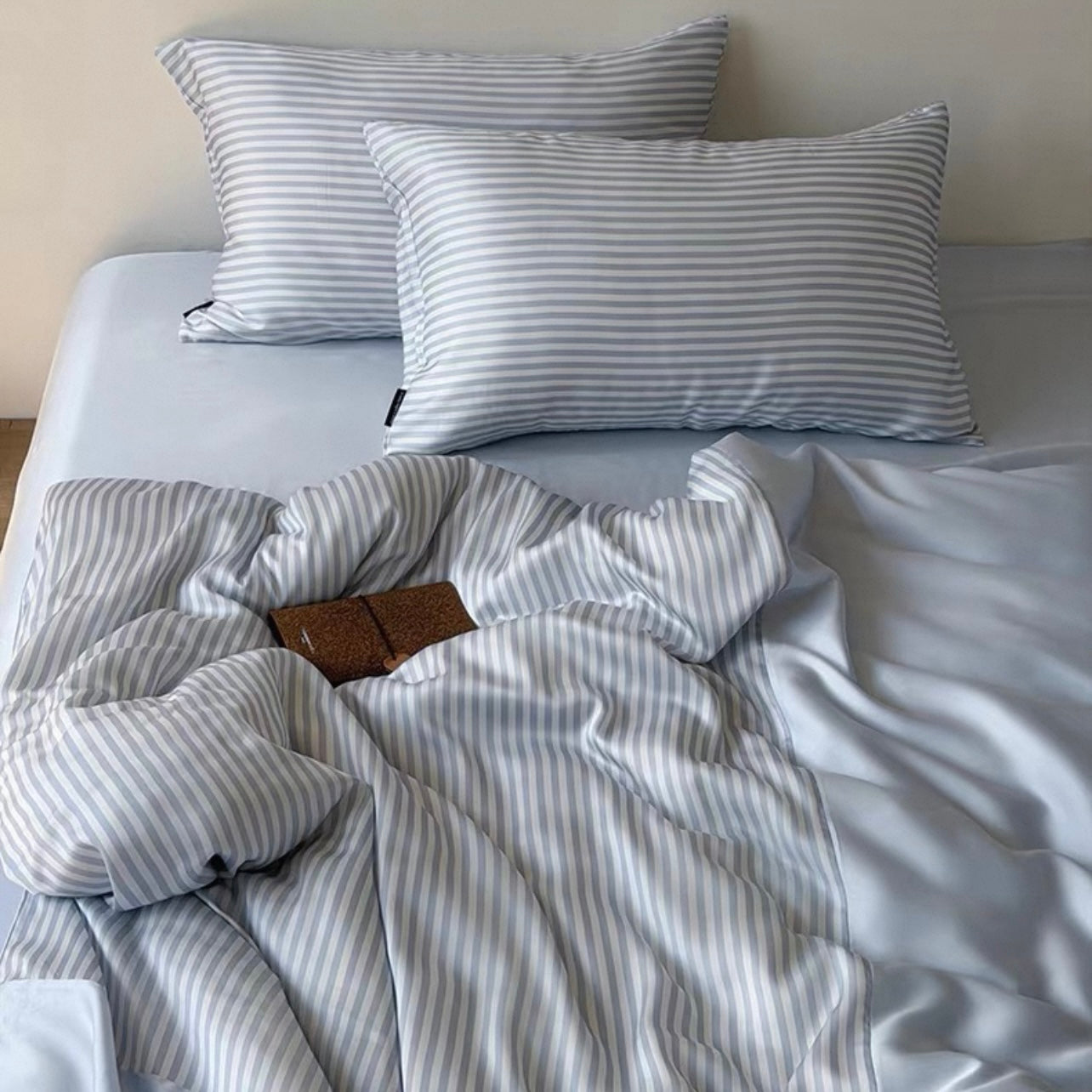 Hikari Stripe Lyocell Bedding Set