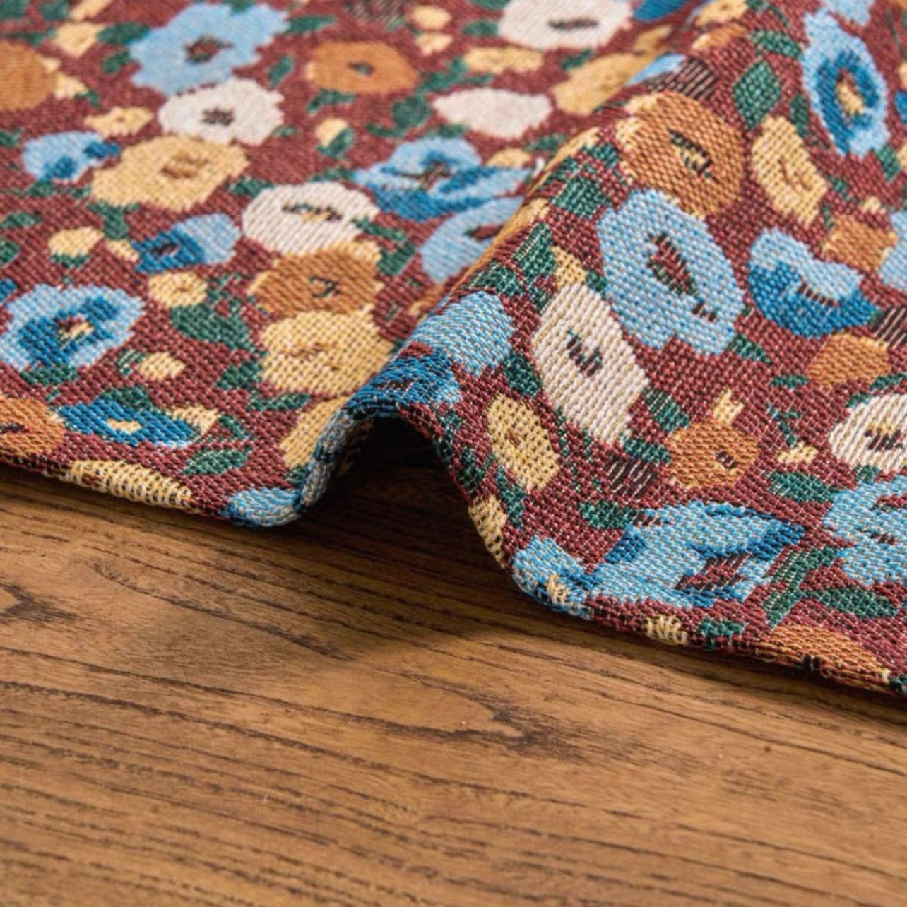 Retro Fall Floral Table Runner