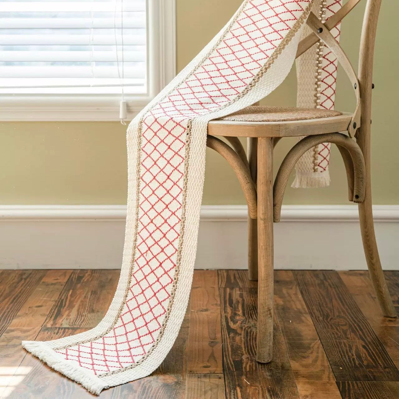 Warm Countryside Fringe Runner