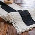 Nordic Woven Stripe Table Runner