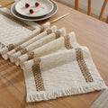 Vintage Farmhouse Stripe Table Runner